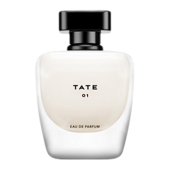Retail TATE 01 bottle shown as a retail-price reference.