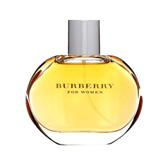 Retail Burberry Women bottle shown as a retail-price reference.