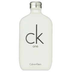 Retail CK One bottle shown as a retail-price reference.