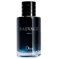 Retail Sauvage bottle shown as a retail-price reference.