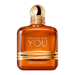 Retail Stronger With You Amber bottle shown as a retail-price reference.