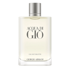 Retail Acqua di Giò bottle shown as a retail-price reference.