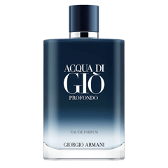 Retail Acqua di Giò Profondo bottle shown as a retail-price reference.