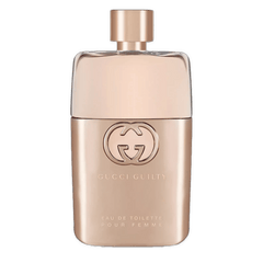 Retail Guilty Pour Femme bottle shown as a retail-price reference.