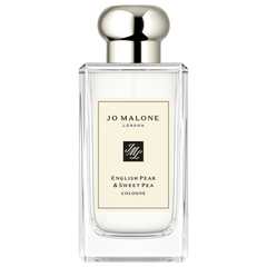 Retail English Pear & Sweet Pea bottle shown as a retail-price reference.