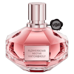 Retail Flowerbomb Nectar bottle shown as a retail-price reference.