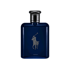 Retail Polo Blue bottle shown as a retail-price reference.
