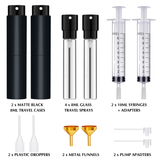 Travel Spray Decanting Kit – Deluxe (16 Pieces)
