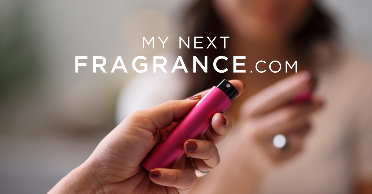 The picture mynextfragrance.com shows when its homepage is shared