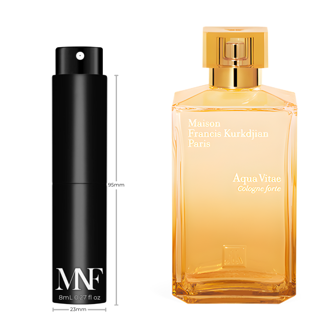Maison Francis Kurkdjian | Aqua Vitae Cologne forte | Eau de Parfum | 8mL Travel Spray