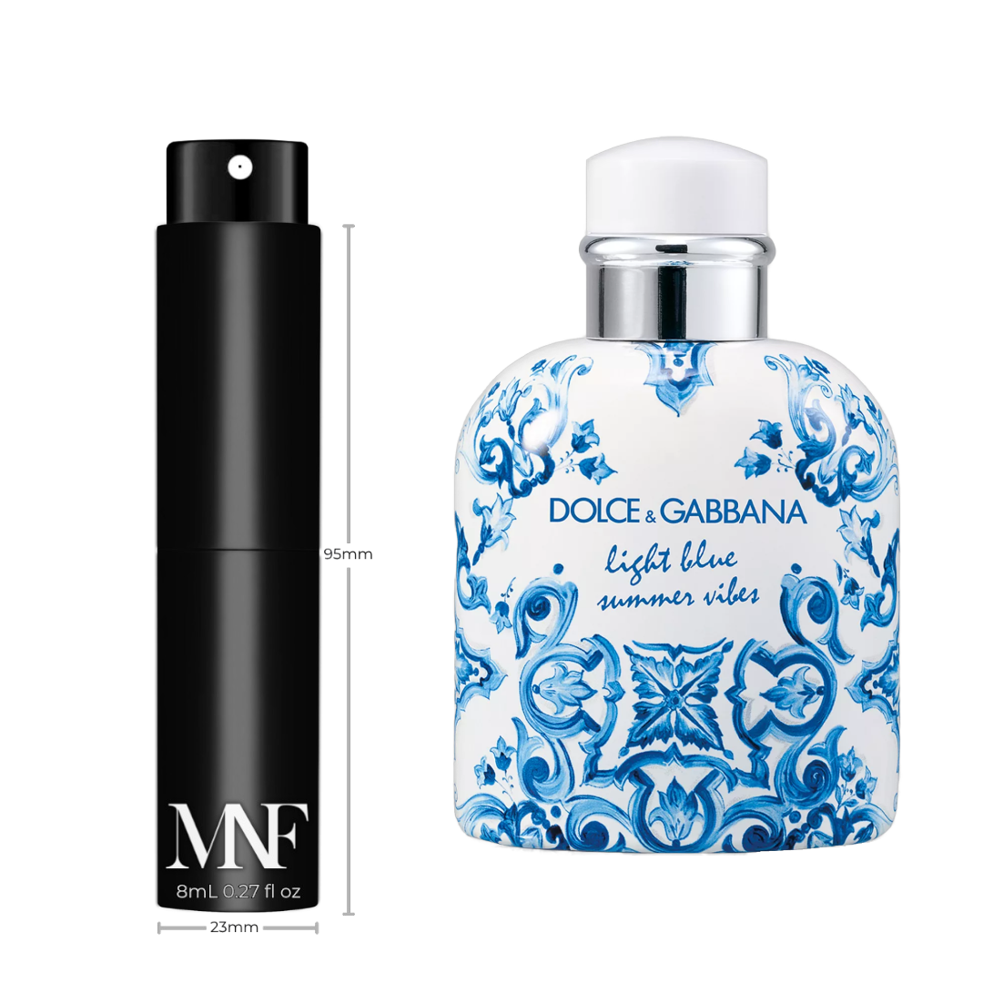 Dolce&Gabbana | Light Blue Pour Homme Summer Vibes | Eau de Toilette | 8mL Travel Spray