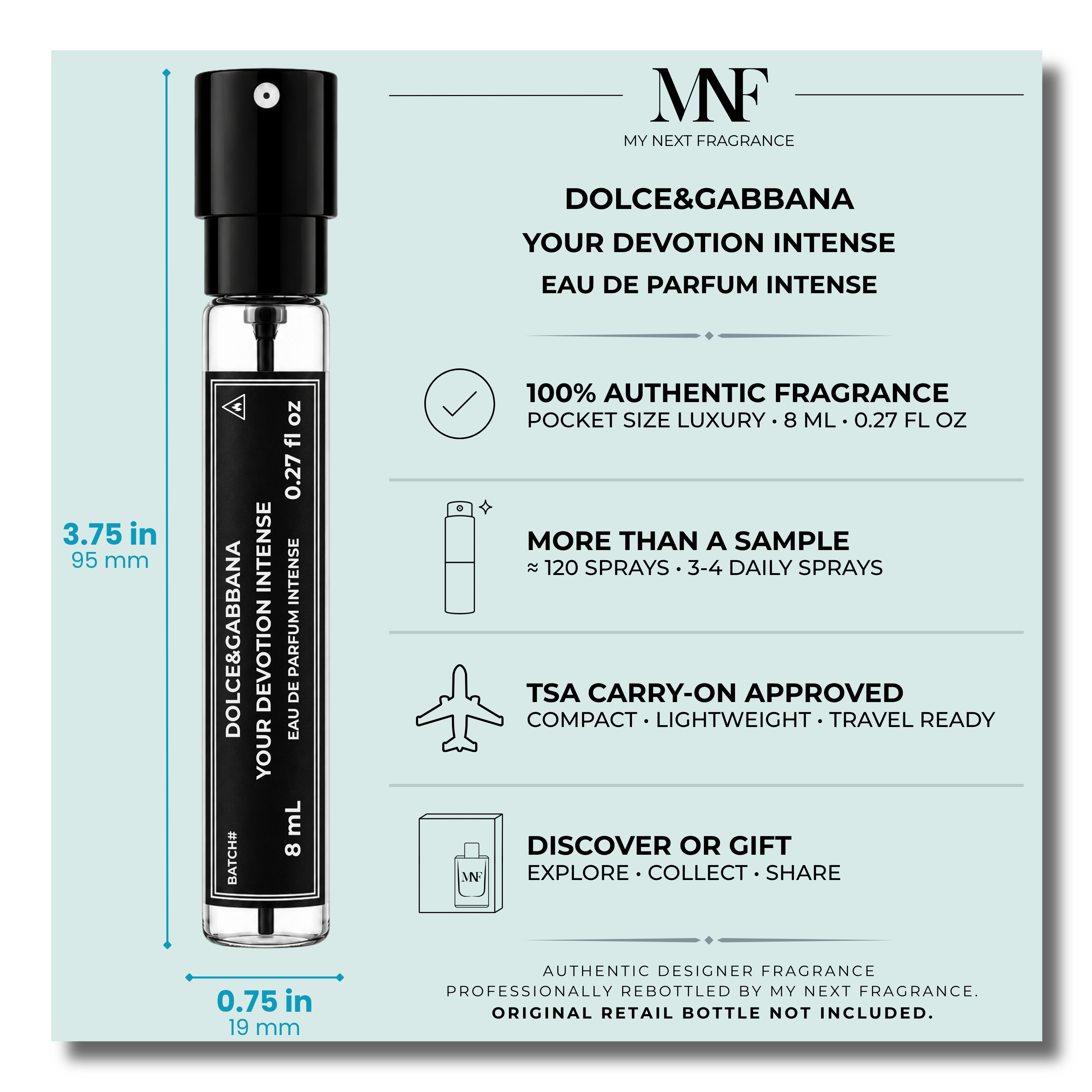 Dolce&Gabbana | Your Devotion Intense | Eau de Parfum Intense | 8mL Travel Spray