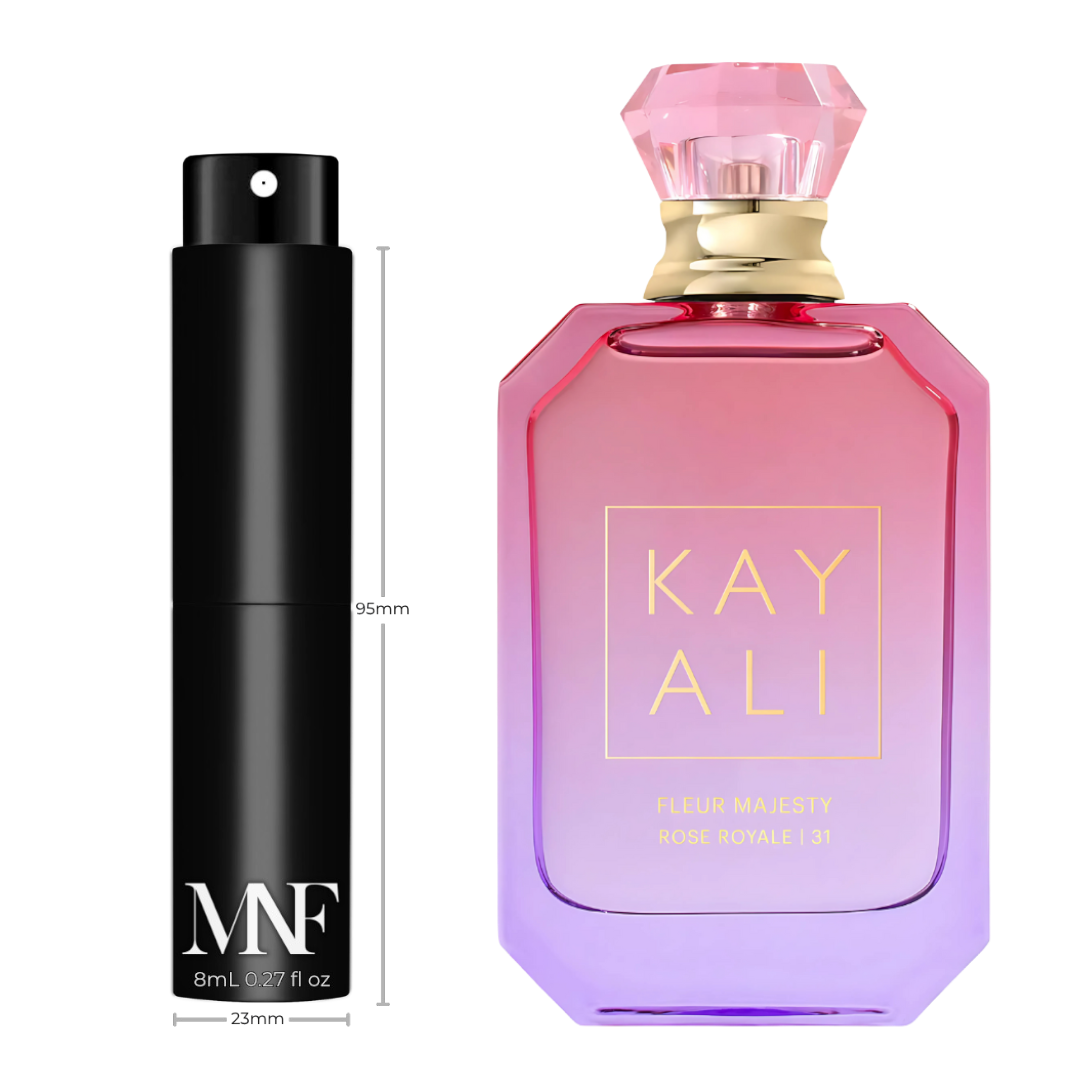 KAYALI | Fleur Majesty Rose Royale | 31 | Eau de Parfum | 8mL Travel Spray