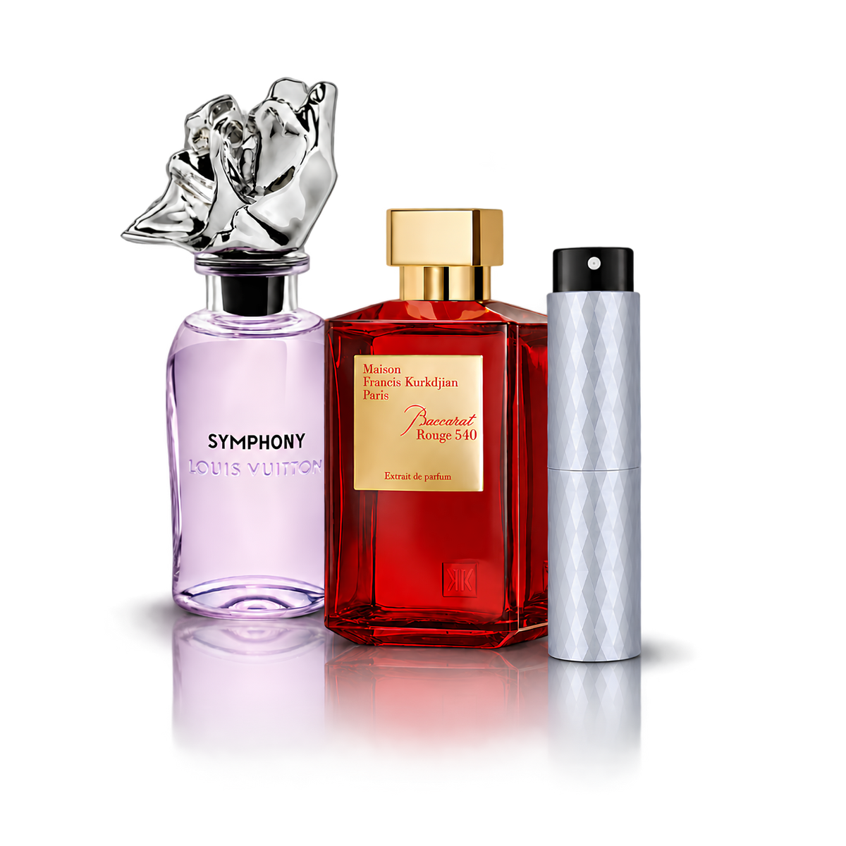 Designer fragrances alongside the MNF travel spray