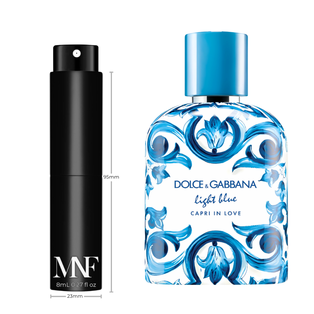Dolce&Gabbana | Light Blue Capri In Love Pour Homme | Eau de Parfum | 8mL Travel Spray