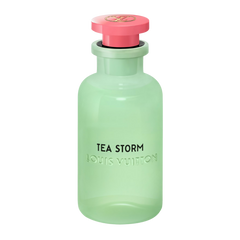 Retail Tea Storm bottle shown as a retail-price reference.