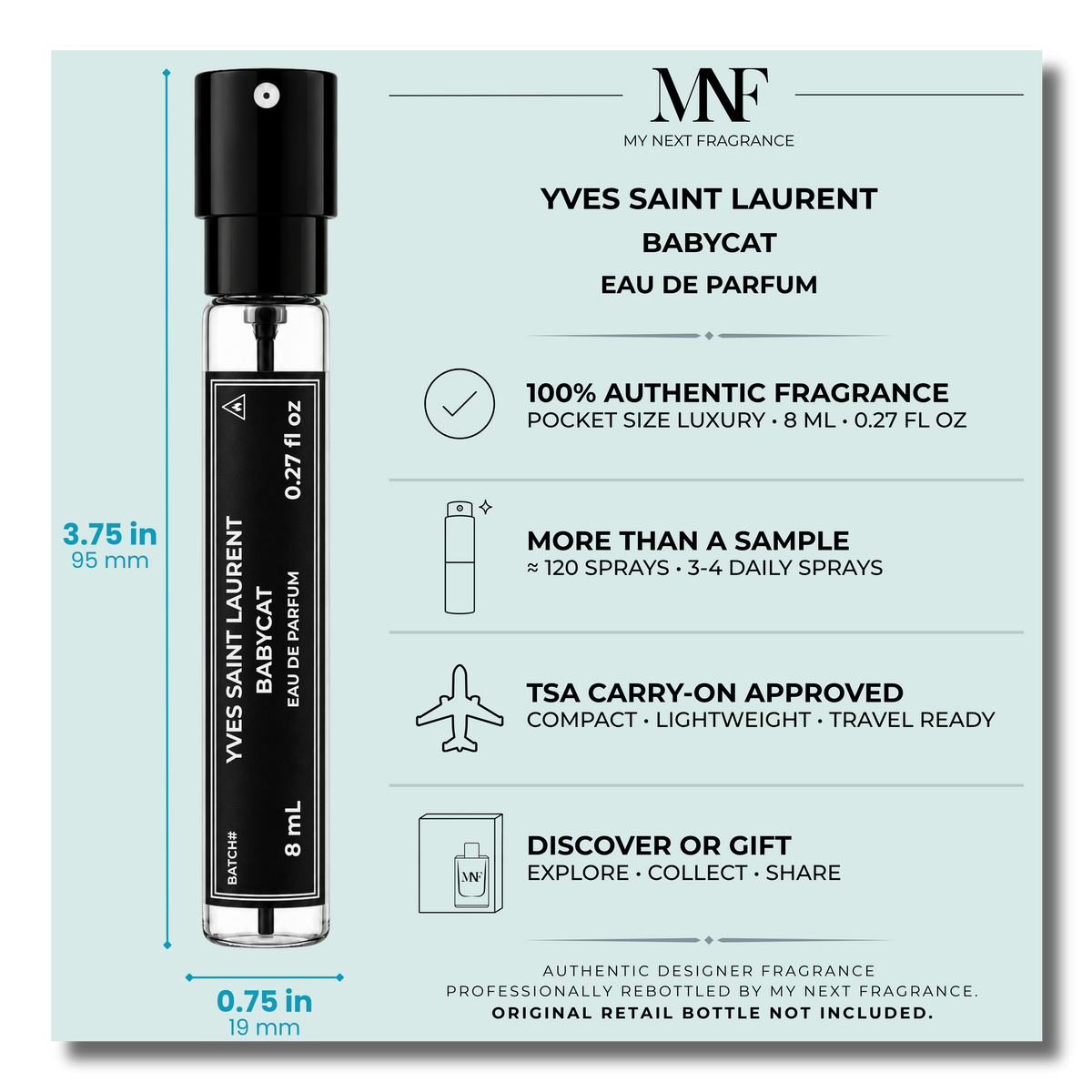 Yves Saint Laurent | BABYCAT | Eau de Parfum | 8mL Travel Spray