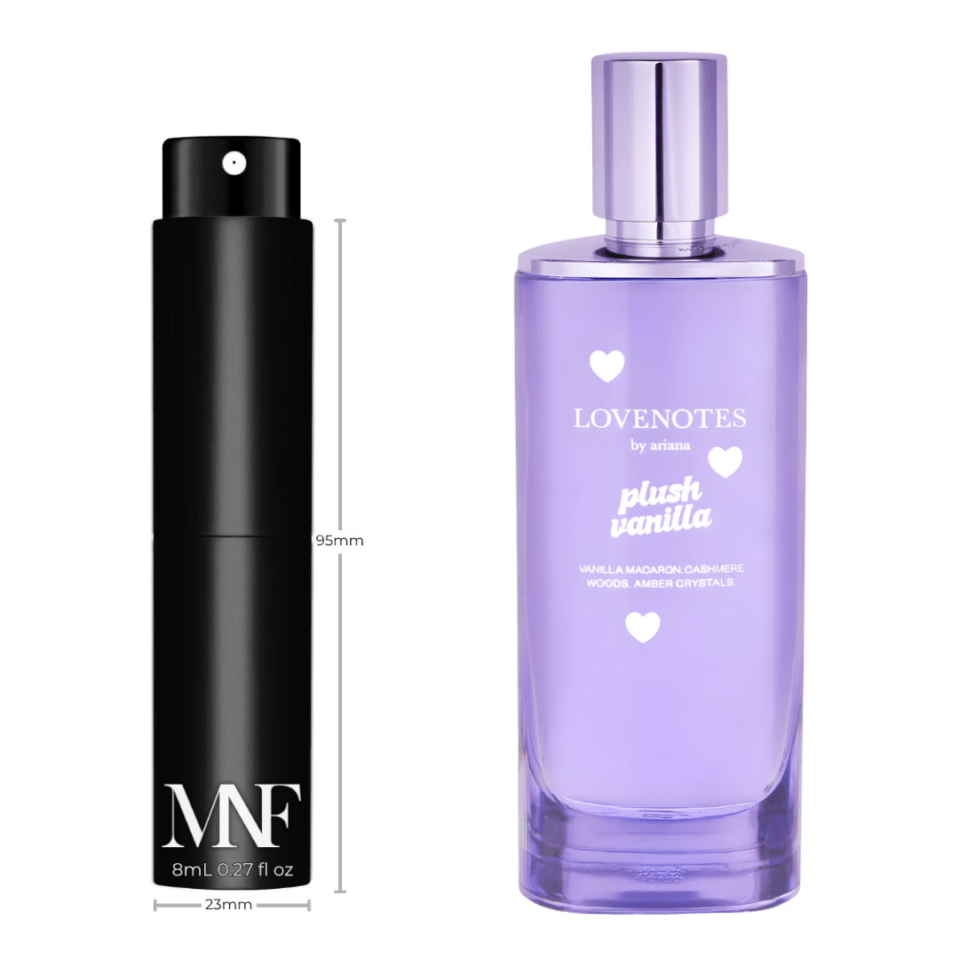 Ariana Grande | LOVENOTES Plush Vanilla | Eau de Parfum | 8mL Travel Spray - Authentic Designer Fragrance | My Next Fragrance