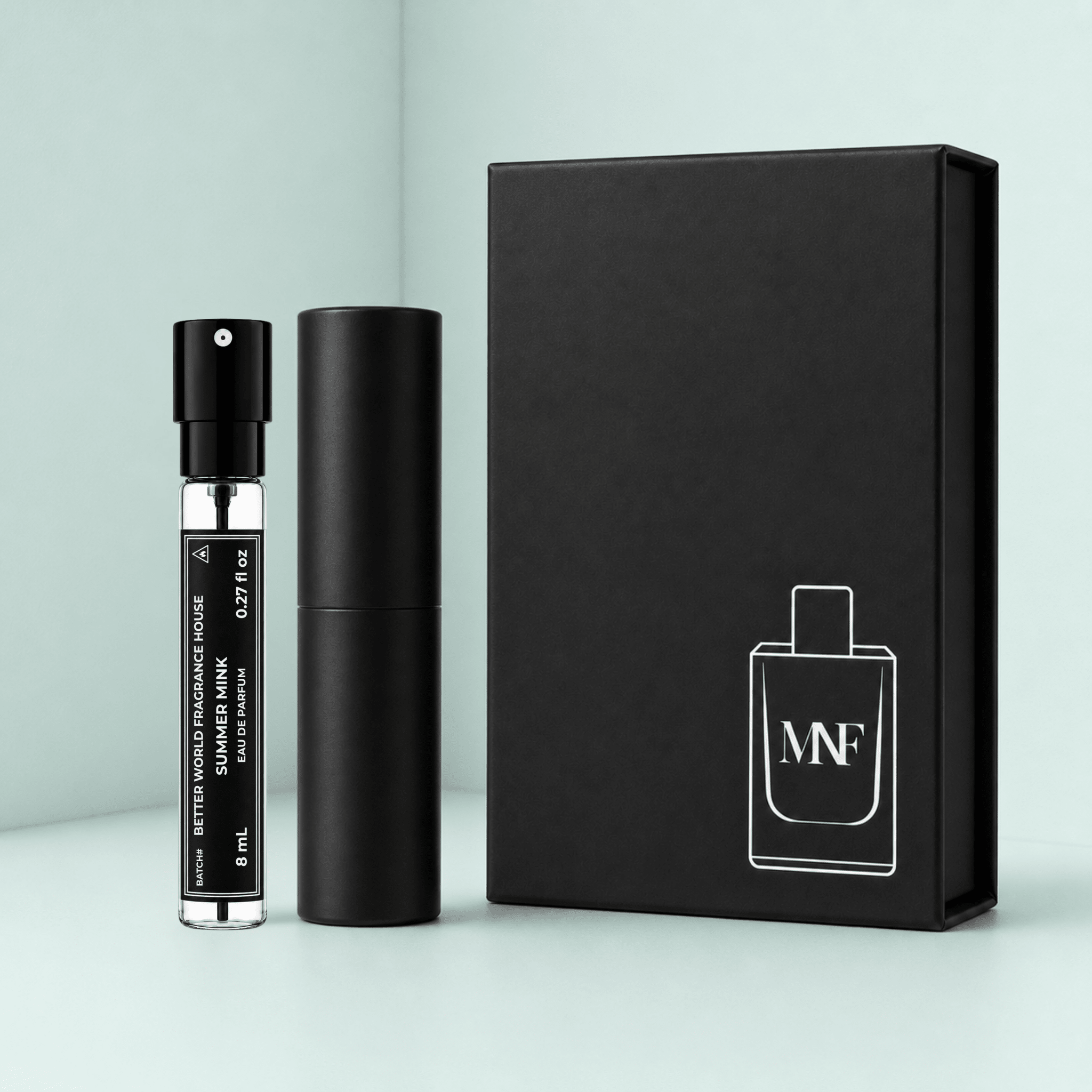 Better World Fragrance House | Summer Mink | Eau de Parfum | 8mL Travel Spray - Authentic Designer Fragrance | My Next Fragrance