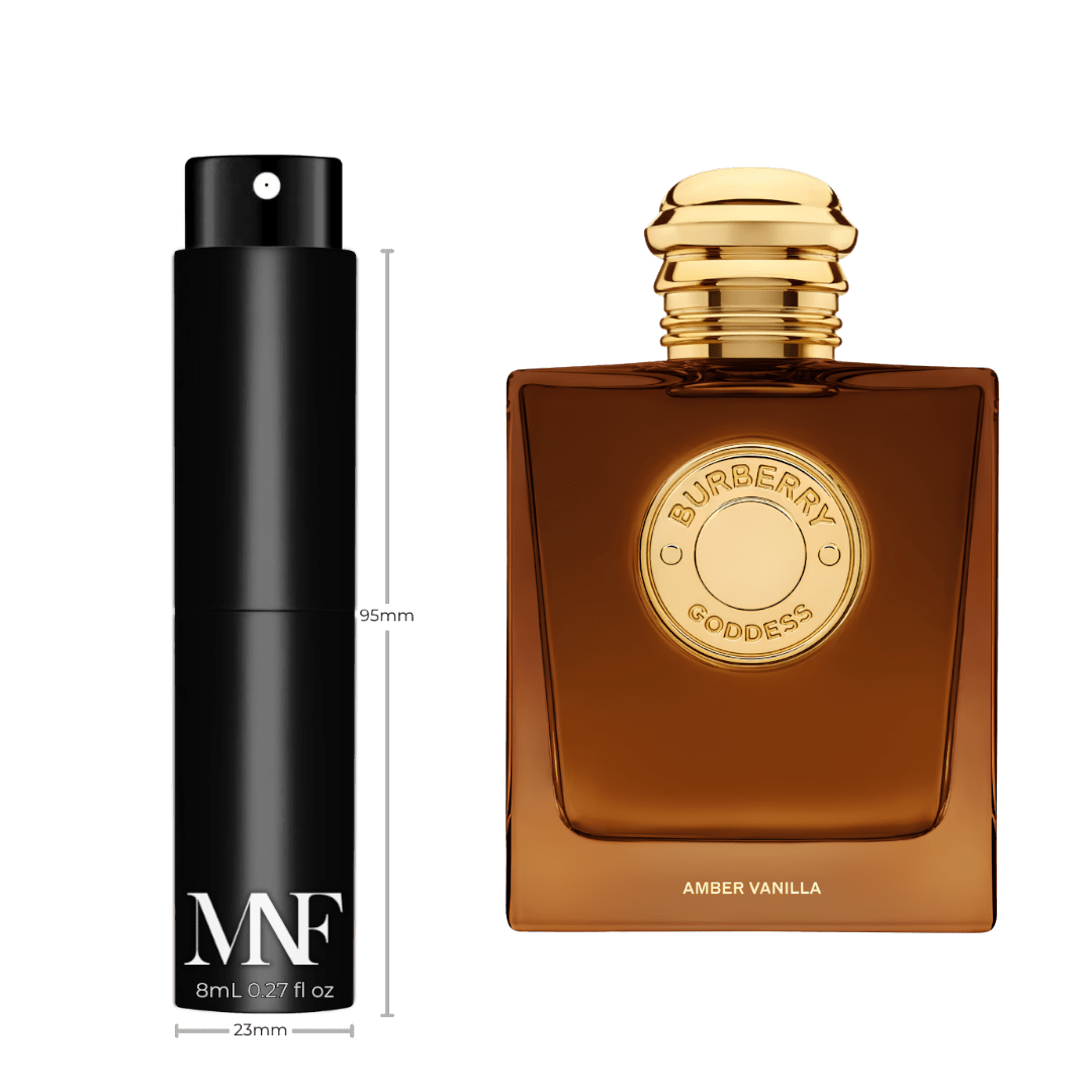 Burberry | Goddess Amber Vanilla | Eau de Parfum Intense | 8mL Travel Spray - Authentic Designer Fragrance | My Next Fragrance