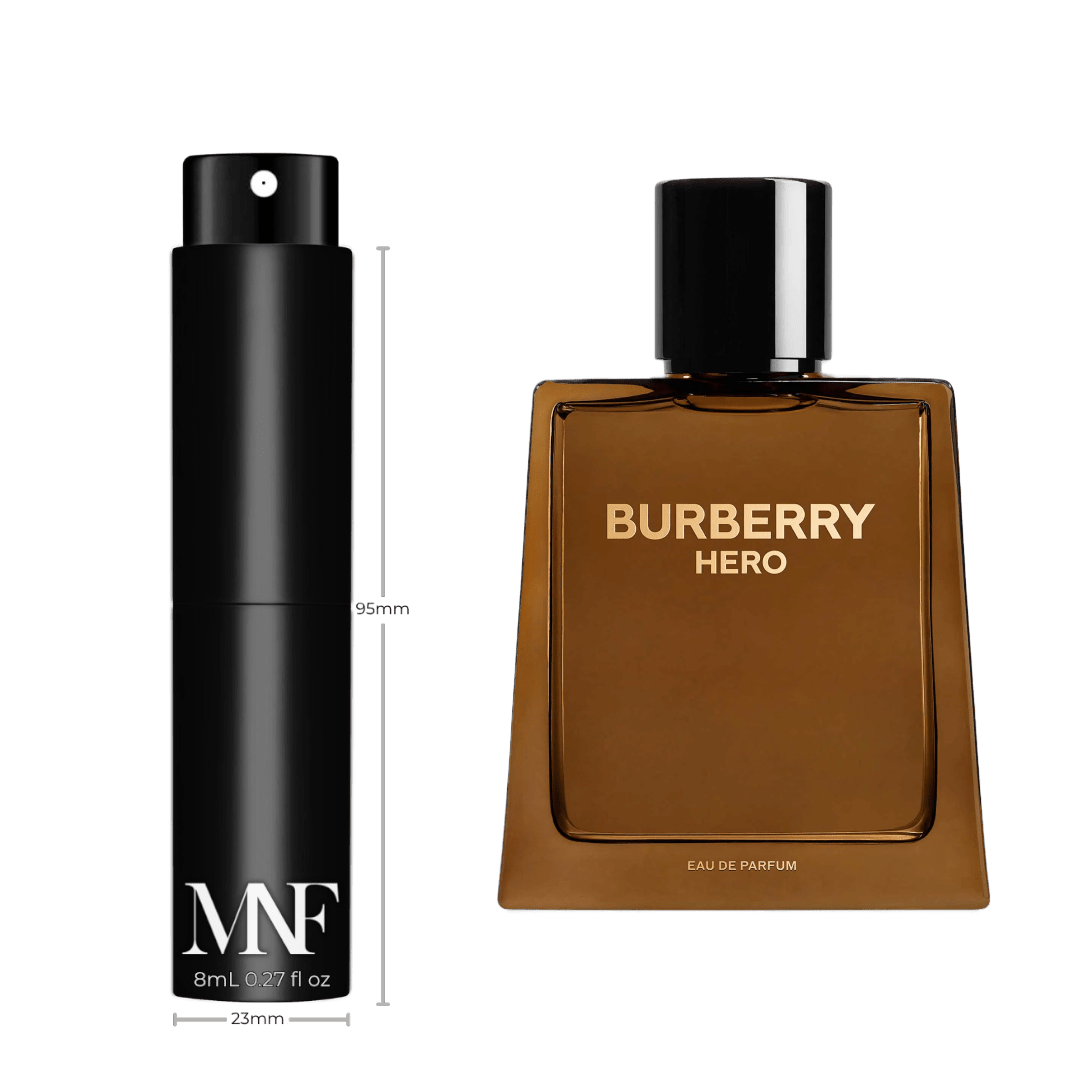 Burberry | Hero | Eau de Parfum | 8mL Travel Spray - Authentic Designer Fragrance | My Next Fragrance