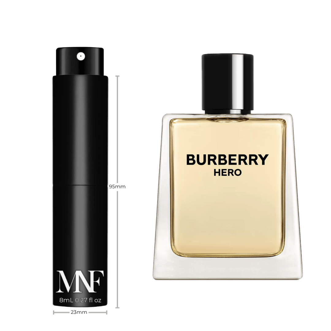 Burberry | Hero | Eau de Toilette | 8mL Travel Spray - Authentic Designer Fragrance | My Next Fragrance
