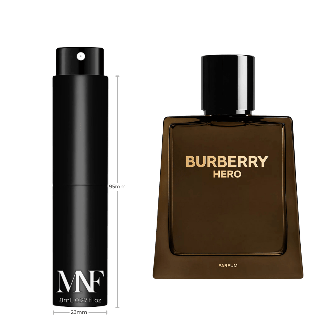 Burberry | Hero | Parfum | 8mL Travel Spray - Authentic Designer Fragrance | My Next Fragrance