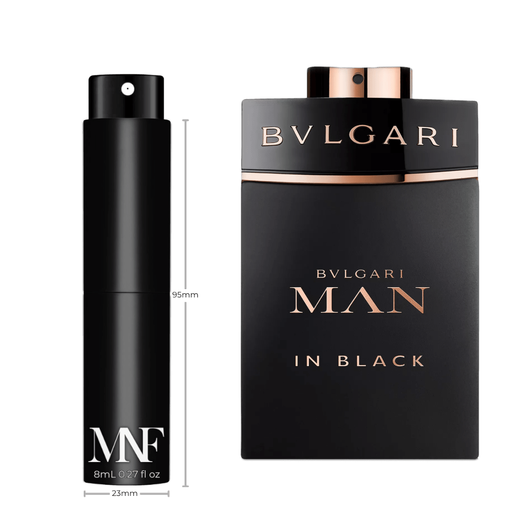 BVLGARI | Man In Black | Eau de Parfum | 8mL Travel Spray - Authentic Designer Fragrance | My Next Fragrance