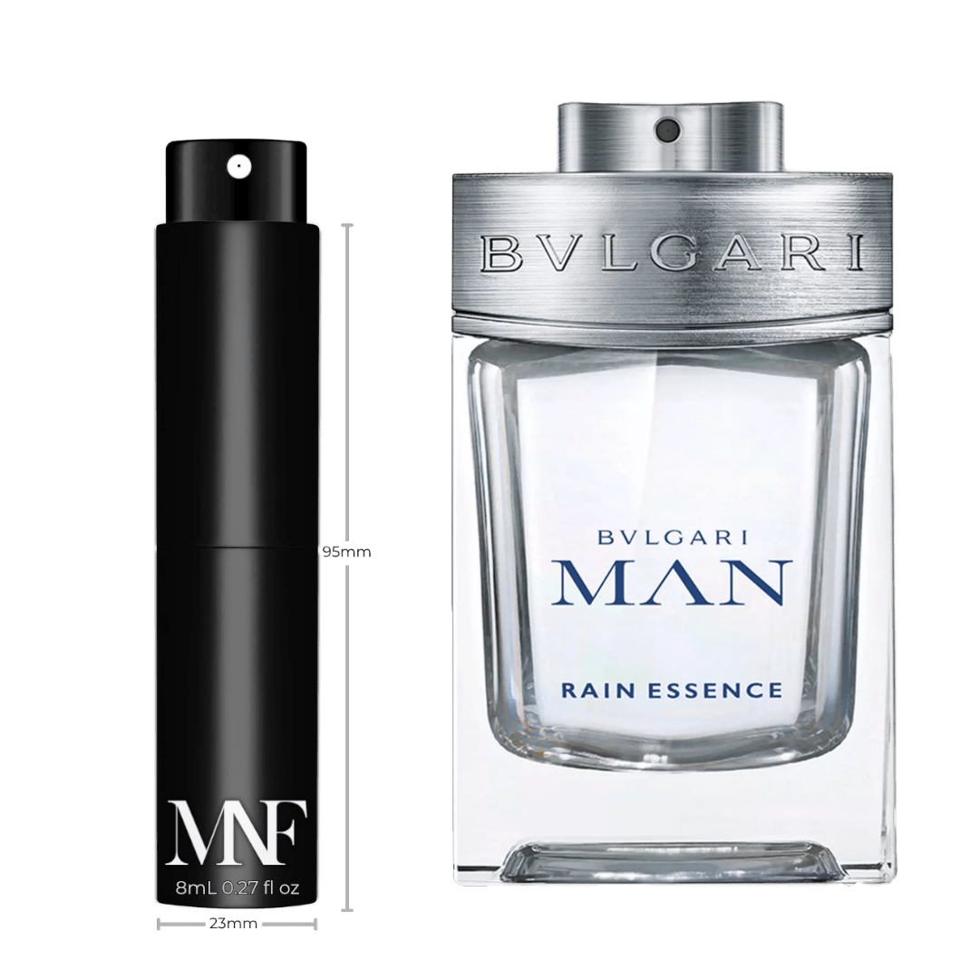 BVLGARI | Man Rain Essence | Eau de Parfum | 8mL Travel Spray - Authentic Designer Fragrance | My Next Fragrance