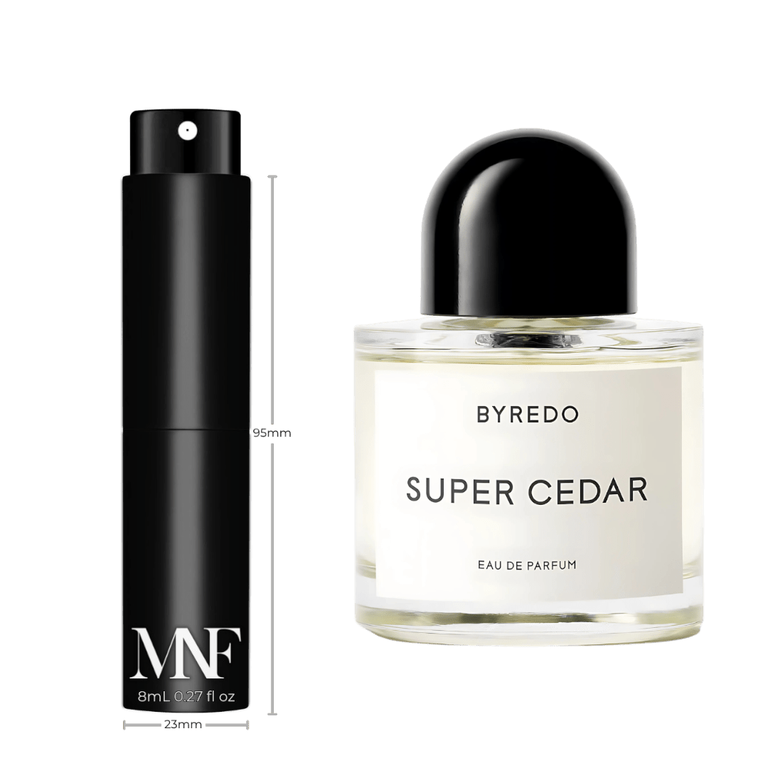BYREDO | Super Cedar | Eau de Parfum | 8mL Travel Spray - Authentic Designer Fragrance | My Next Fragrance