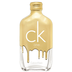 Retail CK One Gold bottle shown as a retail-price reference.