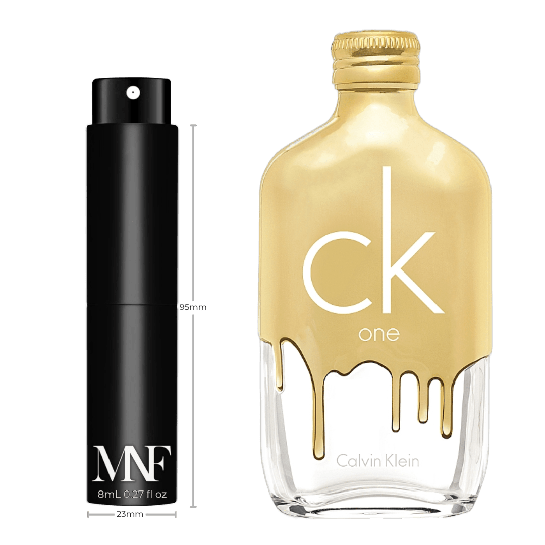 Calvin Klein | CK One Gold | Eau de Toilette | 8mL Travel Spray - Authentic Designer Fragrance | My Next Fragrance