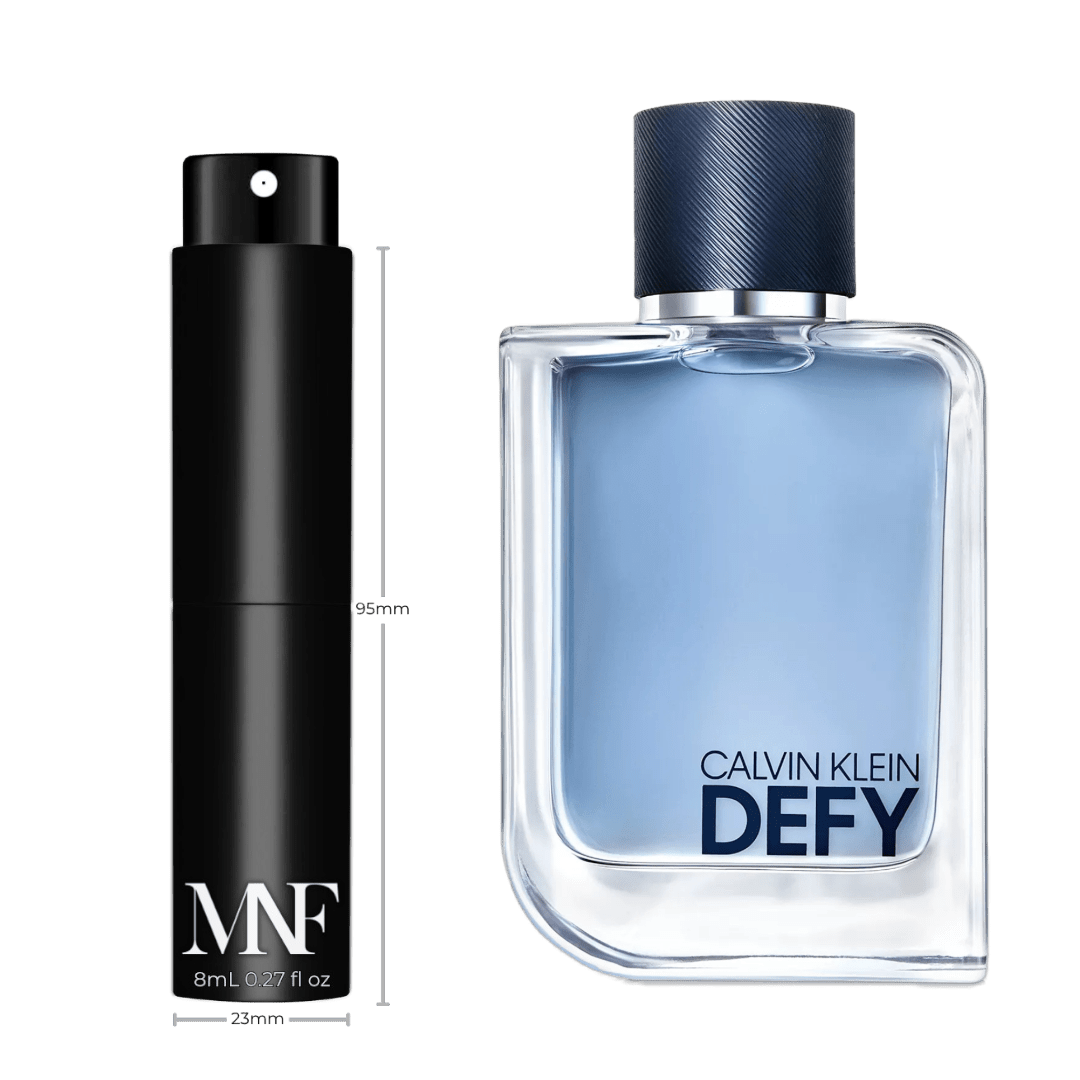 Calvin Klein | Defy | Eau de Toilette | 8mL Travel Spray - Authentic Designer Fragrance | My Next Fragrance
