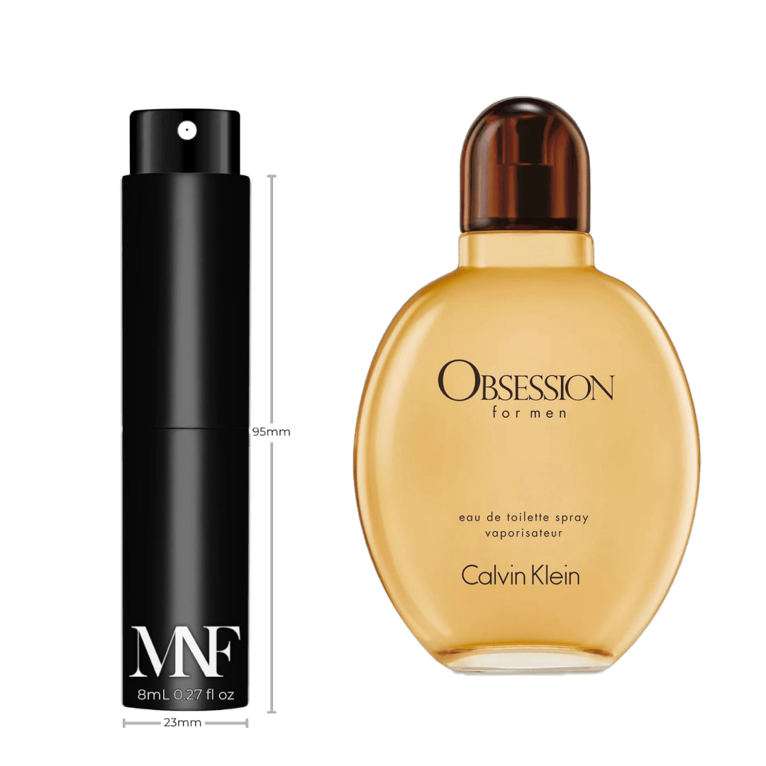 Calvin Klein | Obsession | Eau de Toilette | 8mL Travel Spray - Authentic Designer Fragrance | My Next Fragrance