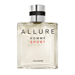 Retail ALLURE HOMME SPORT COLOGNE bottle shown as a retail-price reference.