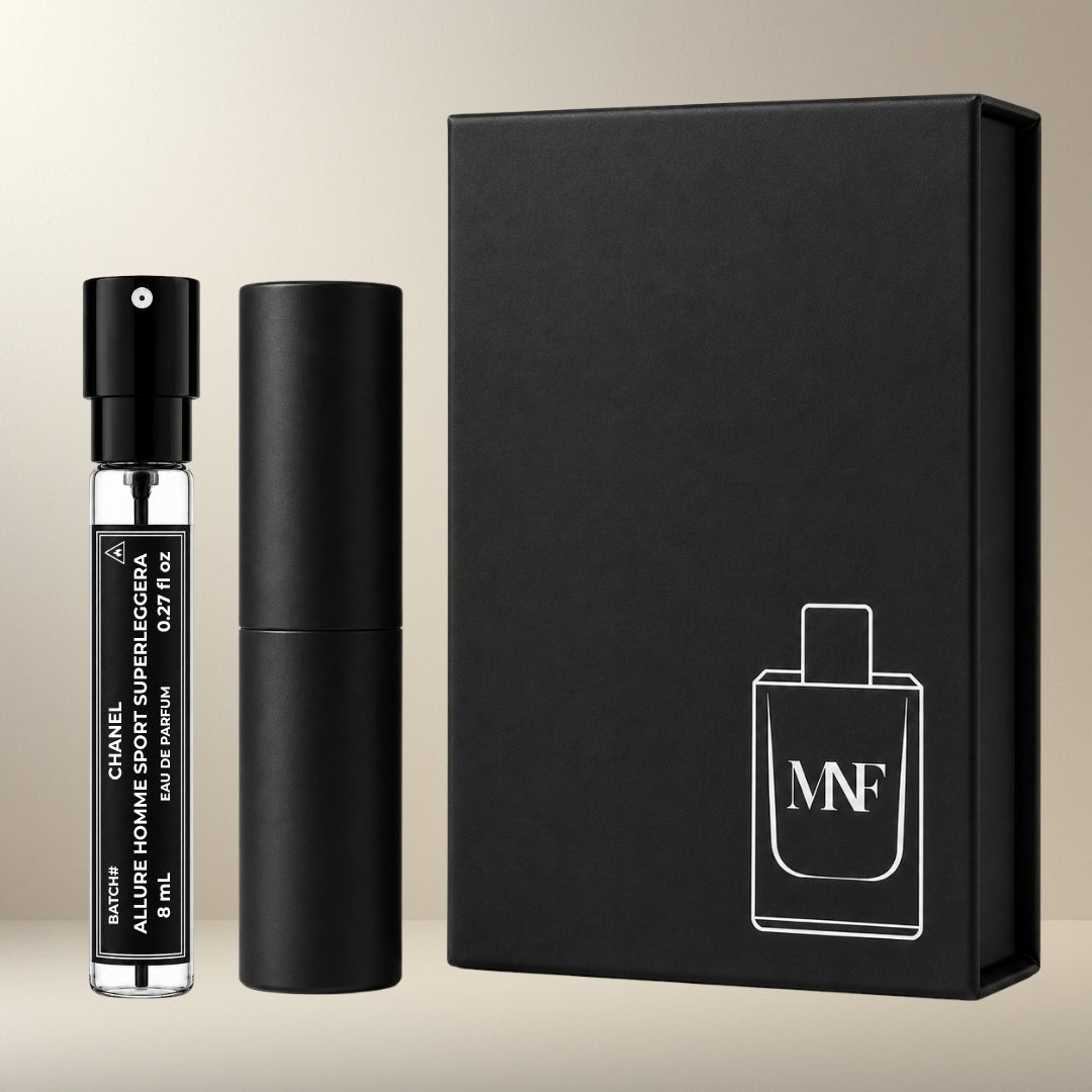 CHANEL | ALLURE HOMME SPORT SUPERLEGGERA | Eau de Parfum | 8mL Travel Spray - Authentic Designer Fragrance | My Next Fragrance