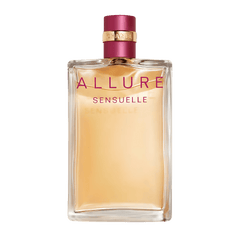 Retail ALLURE SENSUELLE bottle shown as a retail-price reference.