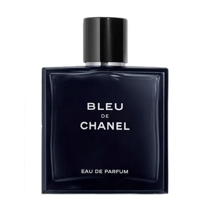 CHANEL BLEU DE CHANEL Eau de Parfum full-size reference bottle; the listing is for an 8mL decanted travel spray.