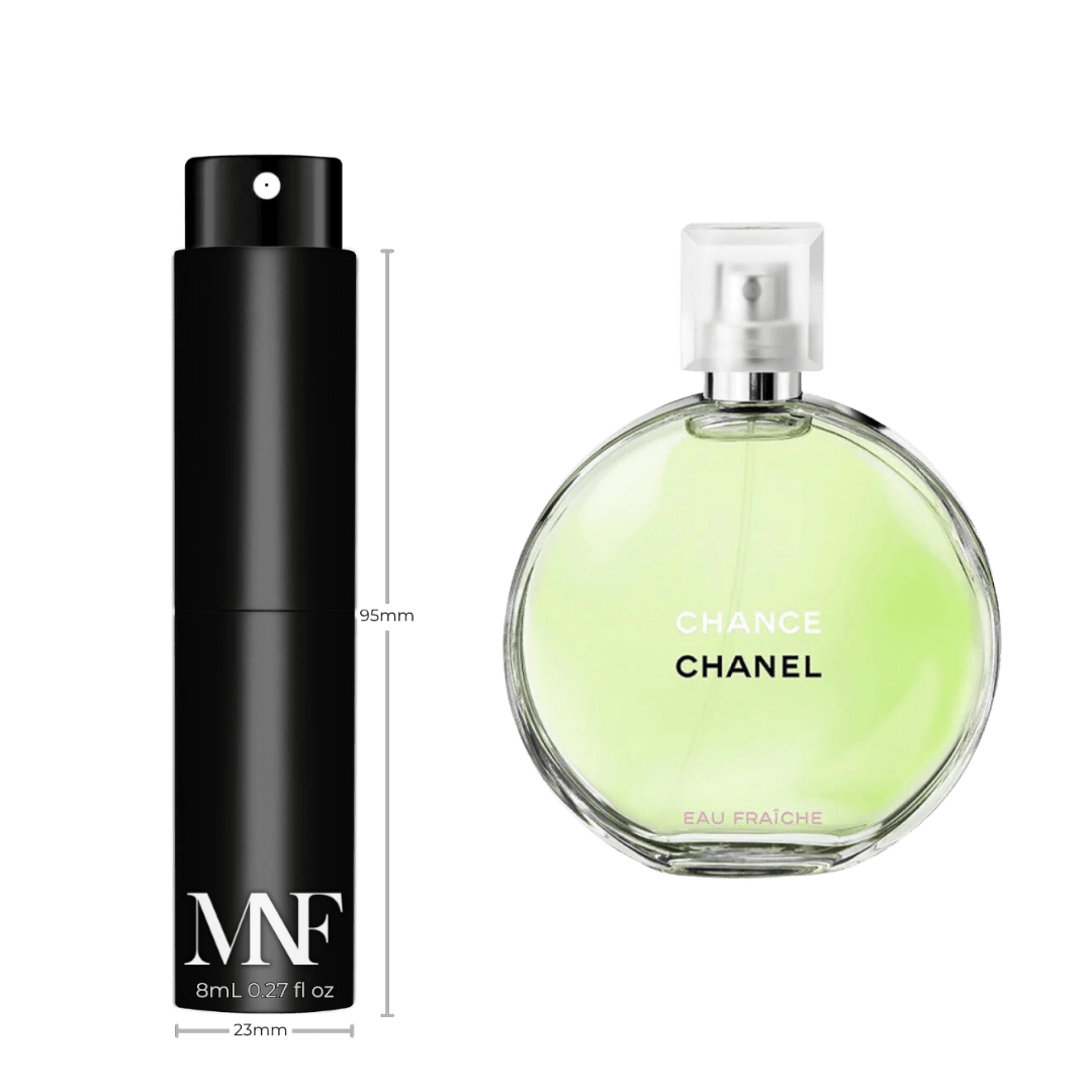 CHANEL | CHANCE EAU FRAÍCHE | Eau de Toilette | 8mL Travel Spray - Authentic Designer Fragrance | My Next Fragrance