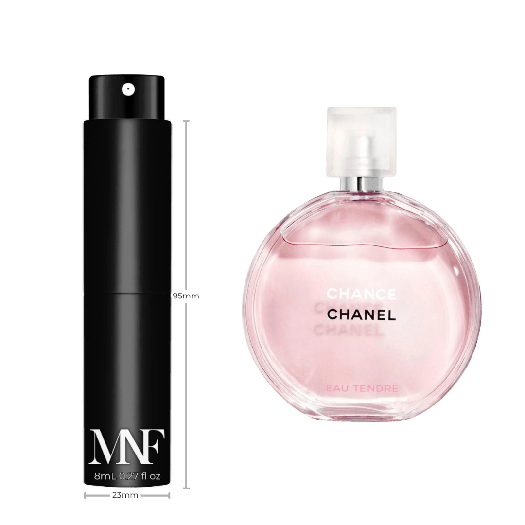 CHANEL | CHANCE EAU TENDRE | Eau de Toilette | 8mL Travel Spray - Authentic Designer Fragrance | My Next Fragrance
