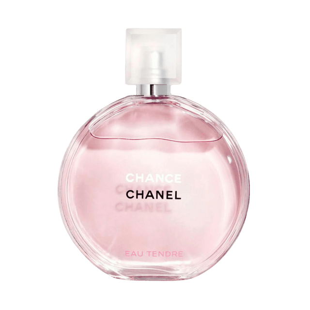 CHANEL CHANCE EAU TENDRE Eau de Toilette full-size reference bottle; the listing is for an 8mL decanted travel spray.
