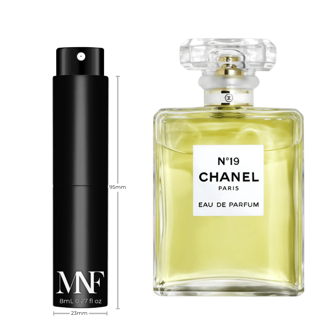 CHANEL | N°19 | Eau de Parfum | 8mL Travel Spray - Authentic Designer Fragrance | My Next Fragrance
