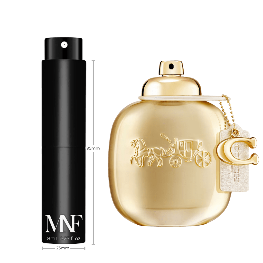 Coach | Gold | Parfum | 8mL Travel Spray - Authentic Designer Fragrance | My Next Fragrance