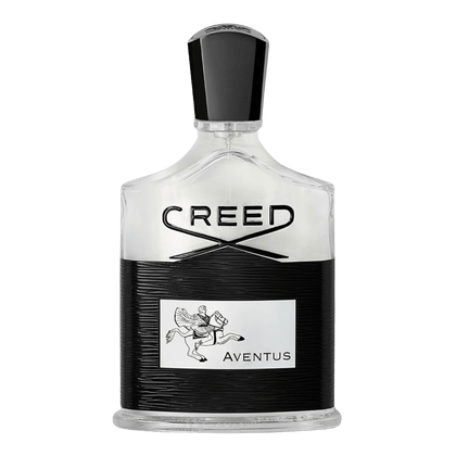 CREED Aventus Eau de Parfum full-size reference bottle; the listing is for an 8mL decanted travel spray.