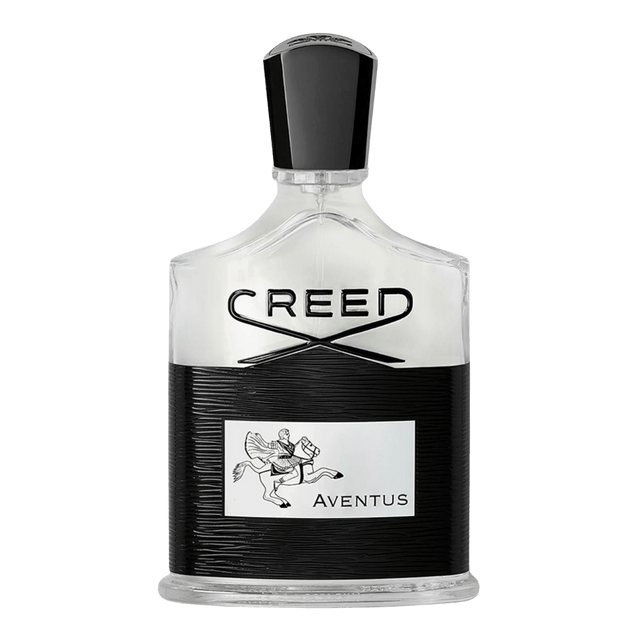 CREED Aventus Eau de Parfum full-size reference bottle; the listing is for an 8mL decanted travel spray.