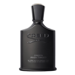 Retail Green Irish Tweed bottle shown as a retail-price reference.