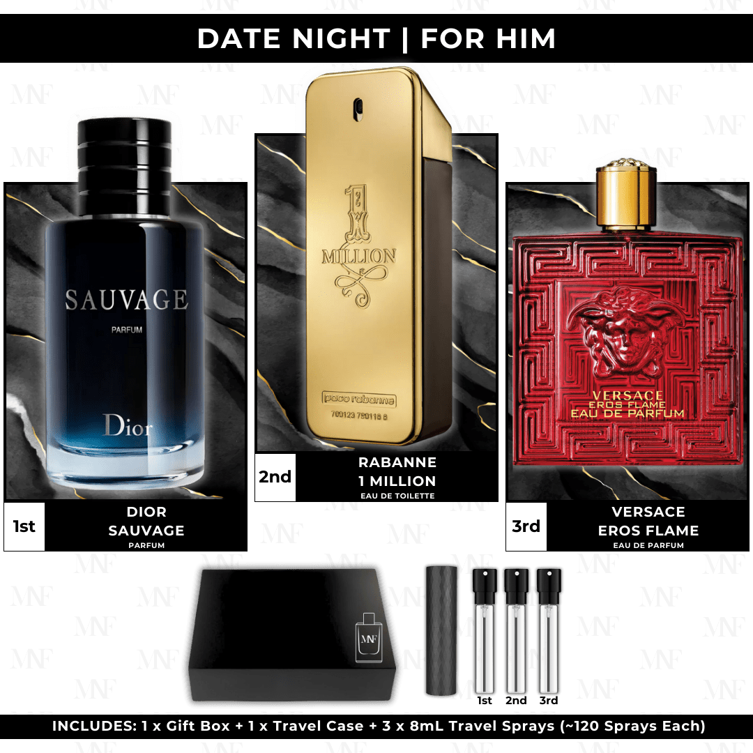 Date Night | Gift Box Set | For Him - Authentic Designer Fragrance | My Next Fragrance