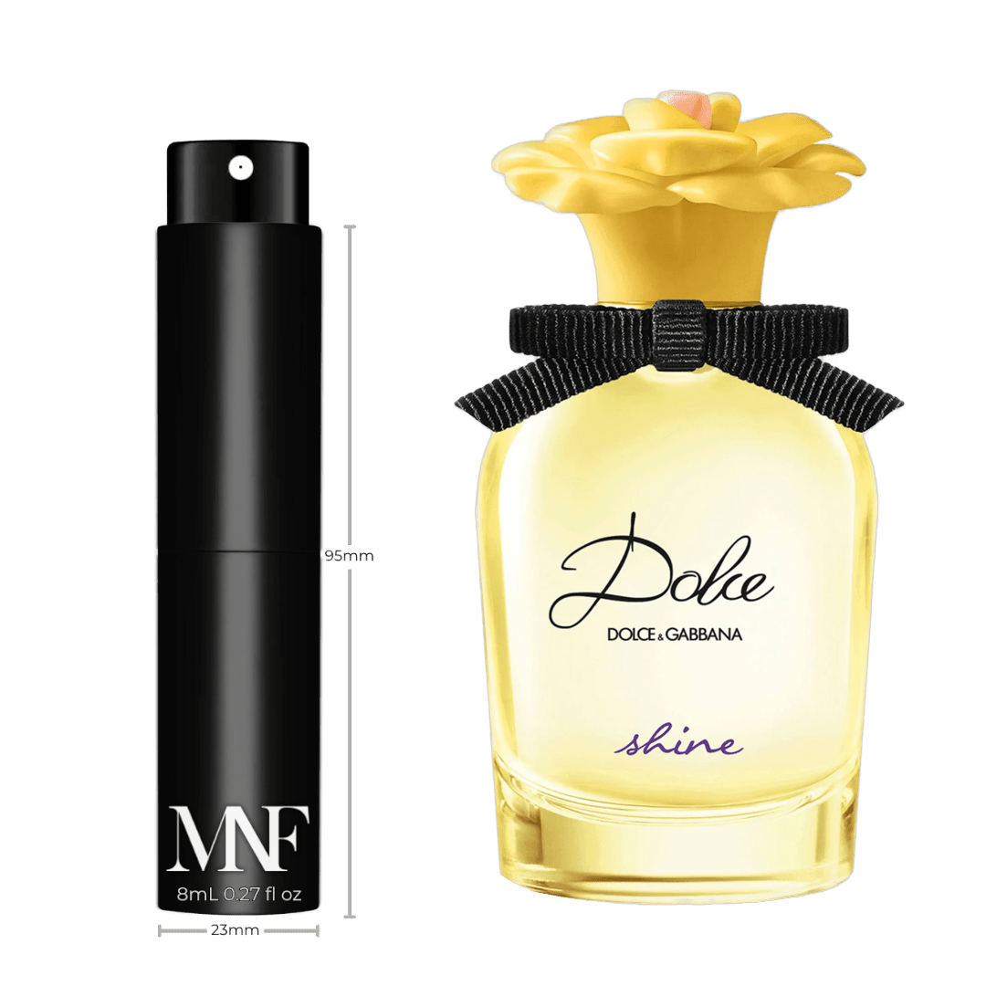 Dolce&Gabbana | Dolce Shine | Eau de Parfum | 8mL Travel Spray - Authentic Designer Fragrance | My Next Fragrance