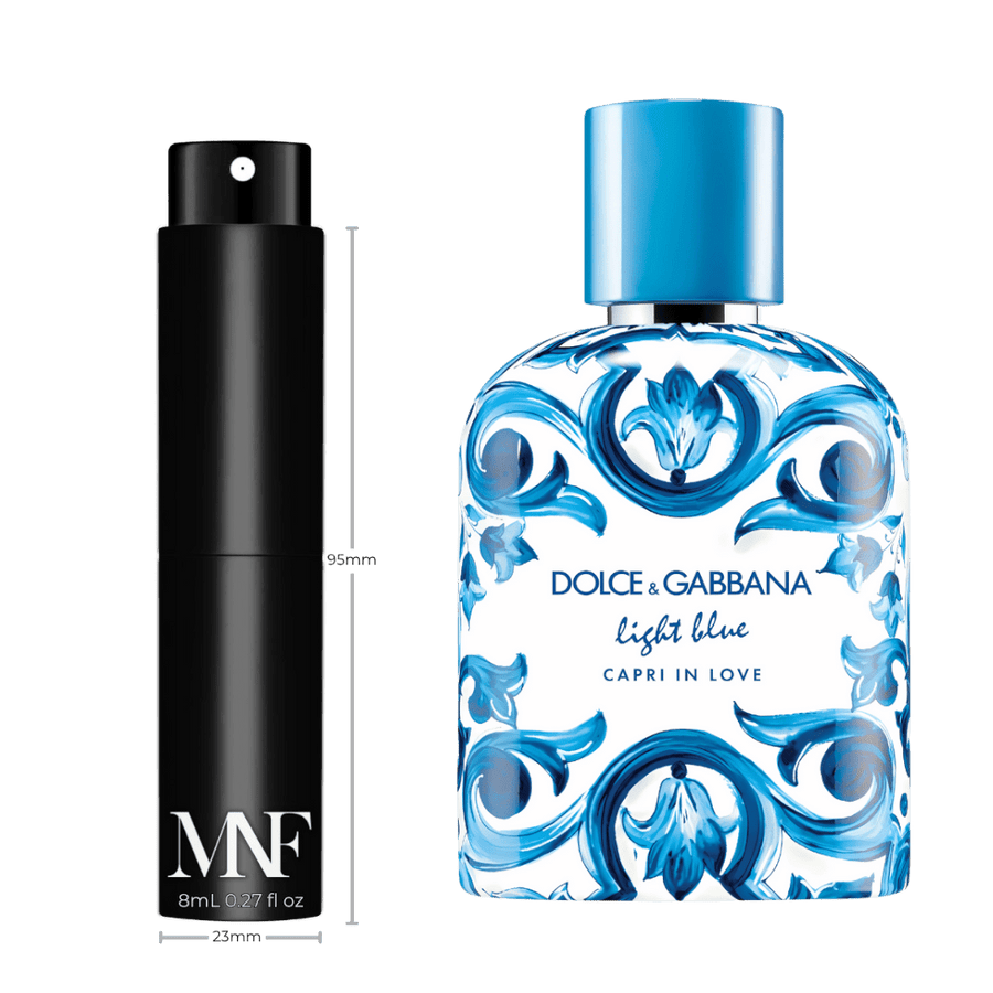 Dolce&Gabbana | Light Blue Capri In Love Pour Homme | Eau de Parfum | 8mL Travel Spray