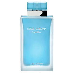 Retail Light Blue Eau Intense Pour Femme bottle shown as a retail-price reference.